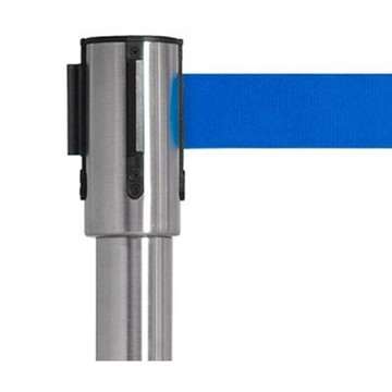 Afspærringsstolpe Bælte Dispenser Til Vægmontering , Blå