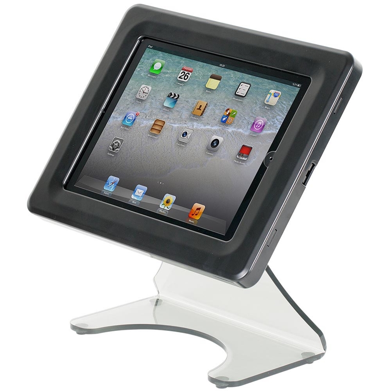 Se iPad Air holder til bord / disk hos Displaylager.dk
