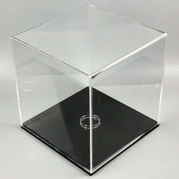 Showcase Square - Sort Bund - 30,5x30,5x30,5 cm