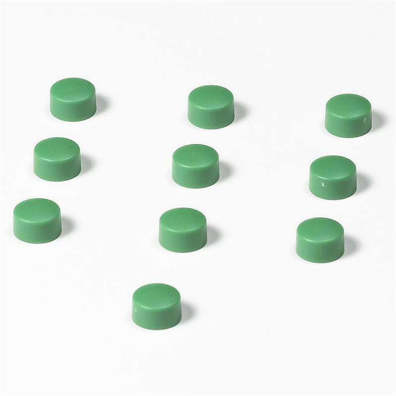 Stærke magneter, 10 mm, 10 stk. grønne