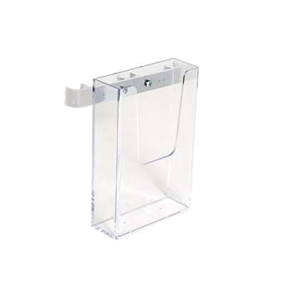 CROWN TRUSS, Brochure dispenser M65 with fitting - White