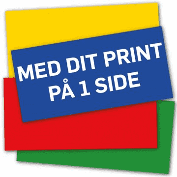 AluBond 3 mm til Estate Sign Standard med enkeltsidet print, 62,5 x 29,8 cm