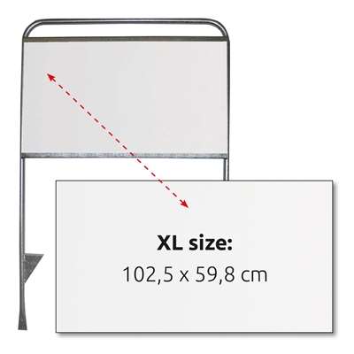 Logoplade, 102,5 x 59,8 cm til Estate Sign XL