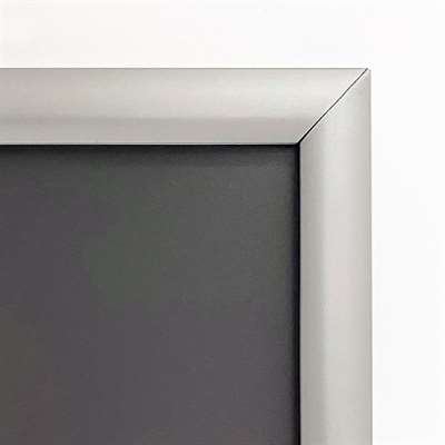 Alu snap frame, sølv, 20 mm profil, A5