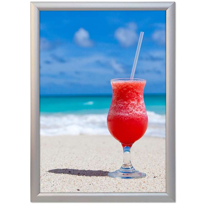 Alu snap frame, sølv, 20 mm profil, 50 x 70 cm