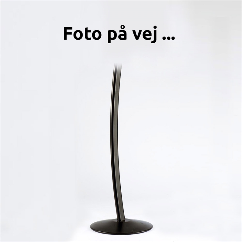 Buet infostander med vendbar tablet-holder, sort