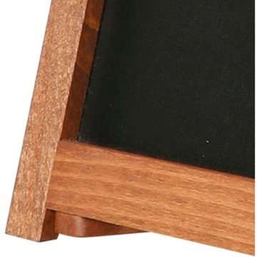 Wooden bordtavle med fødder mørkt træ - A4 - 21,6x27,9cm