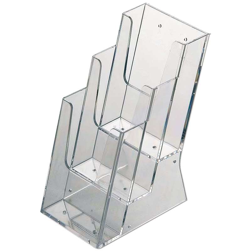 Multi Dispenser, akrylbrochureholder, 3 x M65