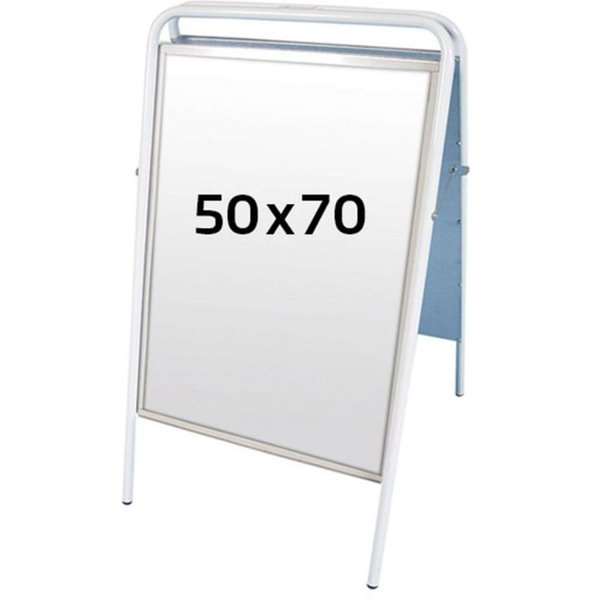Expo Sign Gadeskilt - 50x70 cm - hvid