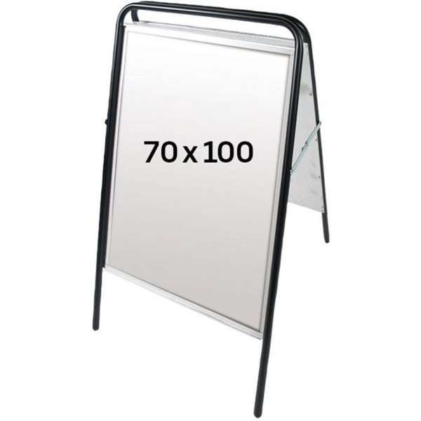 Se Expo Sign Gadeskilt - 70x100 cm - sort hos Displaylager.dk