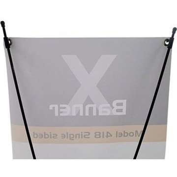 X-Banner 55x150cm  uden banner og print - Sort