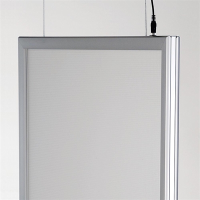 LED lysramme, horisontal, dobbeltsidet, 50 x 70 cm