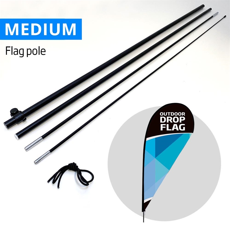 Beachflag, Outdoor Drop Flag, Medium stangsystem