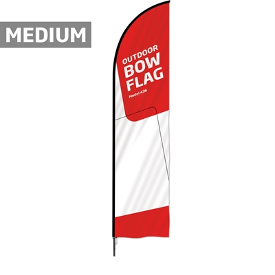 Beachflag, Outdoor Bow Flag, Large