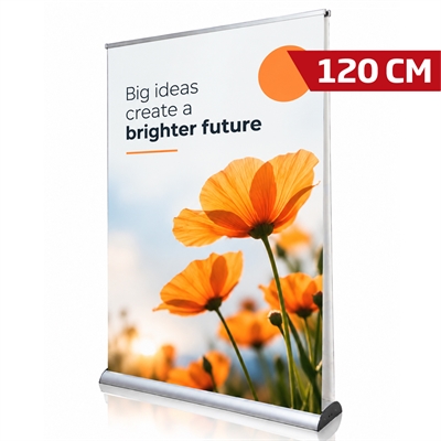 Stylish Roll-up, Dobbelt sidet. 120 cm - alu