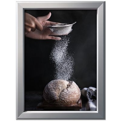 Alu Klapramme, sølv, 32 mm profil, A3