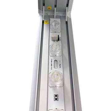LED-TEX Lightbox stand dobbeltsidet, 100x250cm