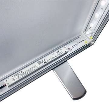 LED lysvæg LED-TEX Lightbox stand dobbeltsidet, 85x200cm