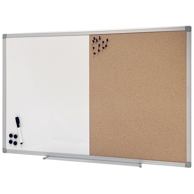 Kombitavle, kork/whiteboard, 60 x 40 cm
