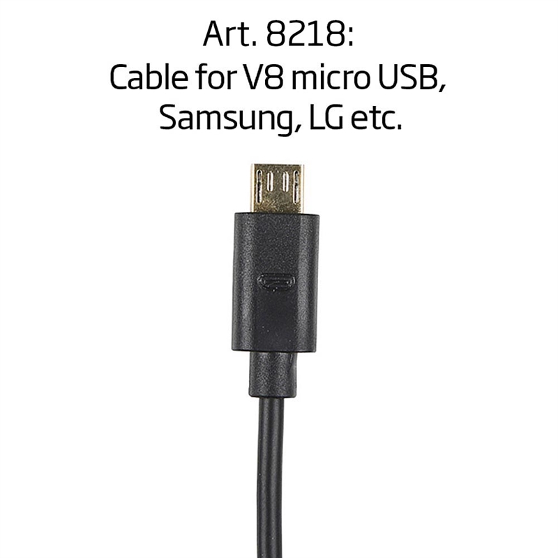 Se Kabel type V8 micro USB til Samsung, LG, etc. hos Displaylager.dk