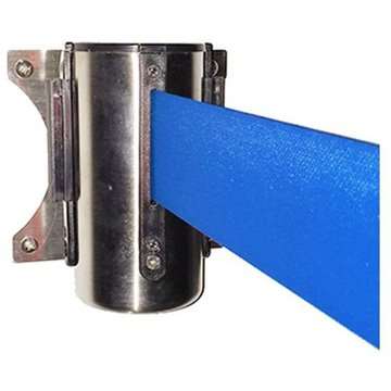 Afspærringsstolpe Bælte Dispenser Til Vægmontering , Blå