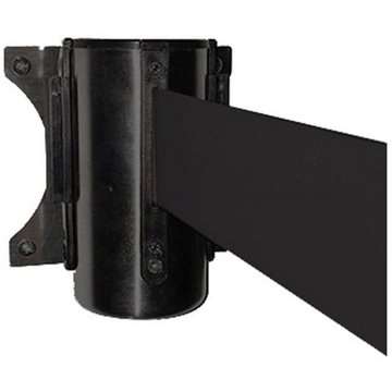 Que control belt dispenser wall, black- Black 