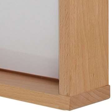 Wooden Brochureholder Wall. Natural wood. 5xA4