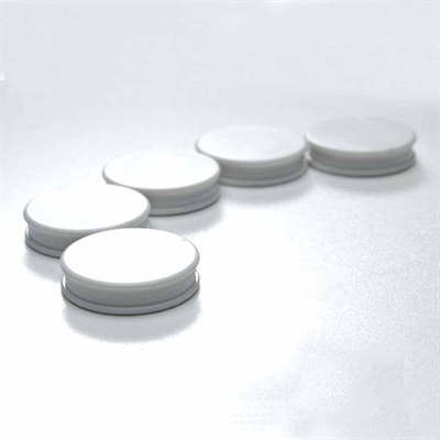 Glastavler Magneter i pakke med 5 stk. hvide