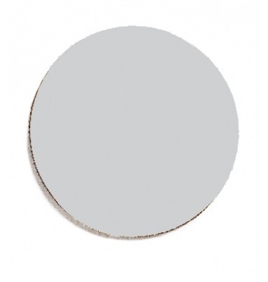 Rund magnet, grå, Ø 1cm (50 stk pr. ark)