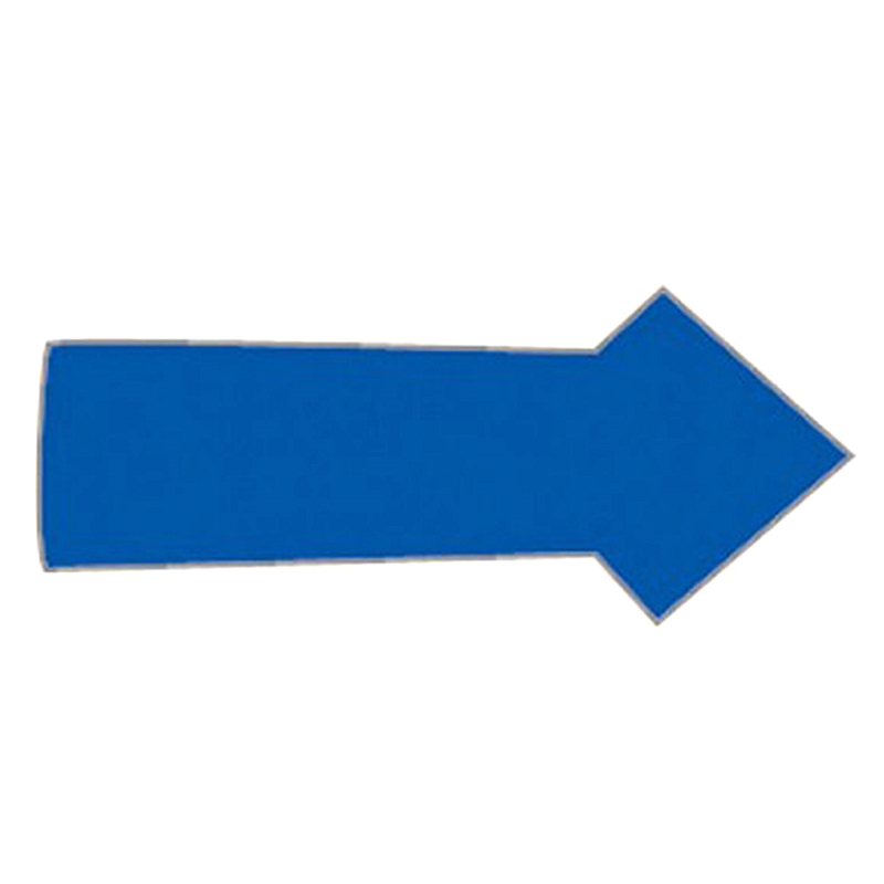 Magnetark med 30 stk. blå pile, 2 x 1 cm