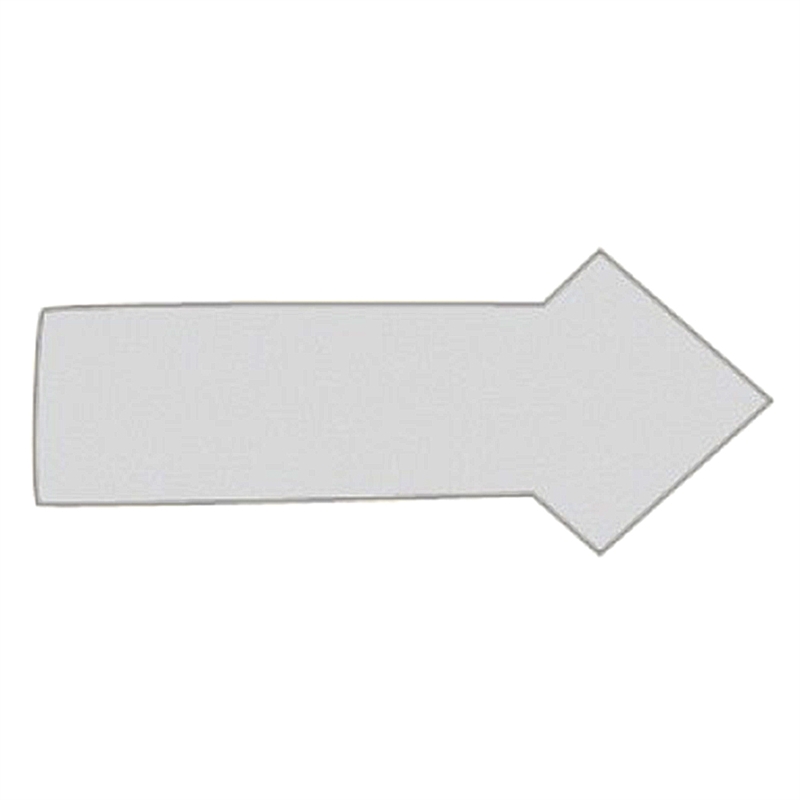 Magnetark med 30 stk. grå pile, 2 x 1 cm