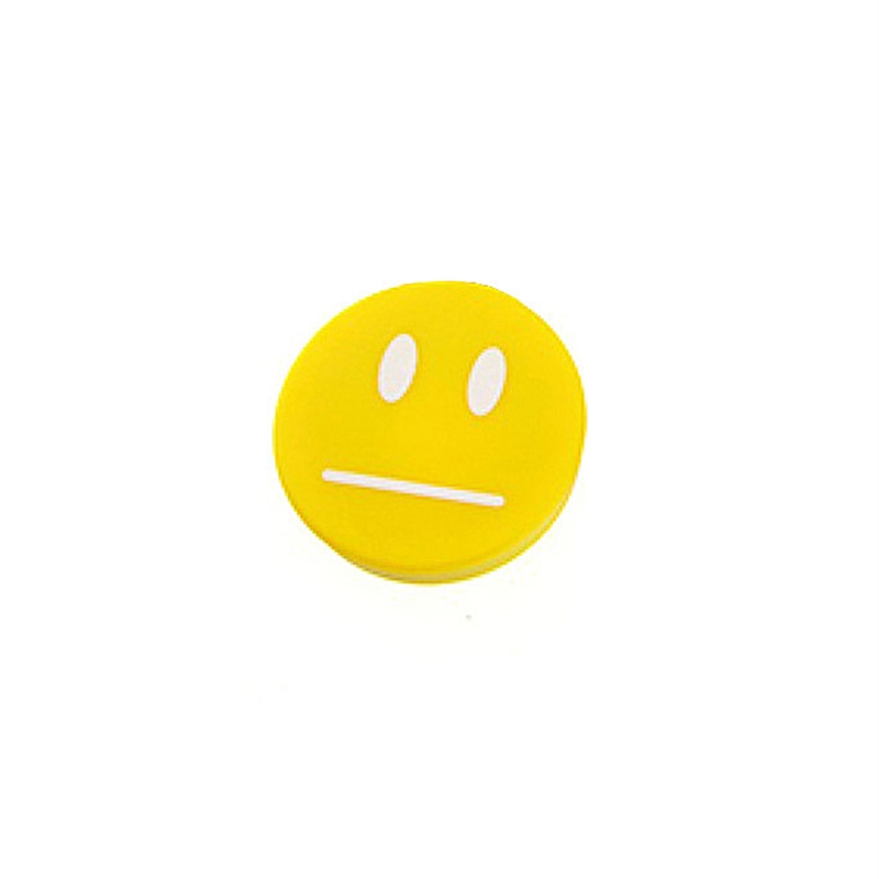 Smiley magnet, gul, neutral smiley
