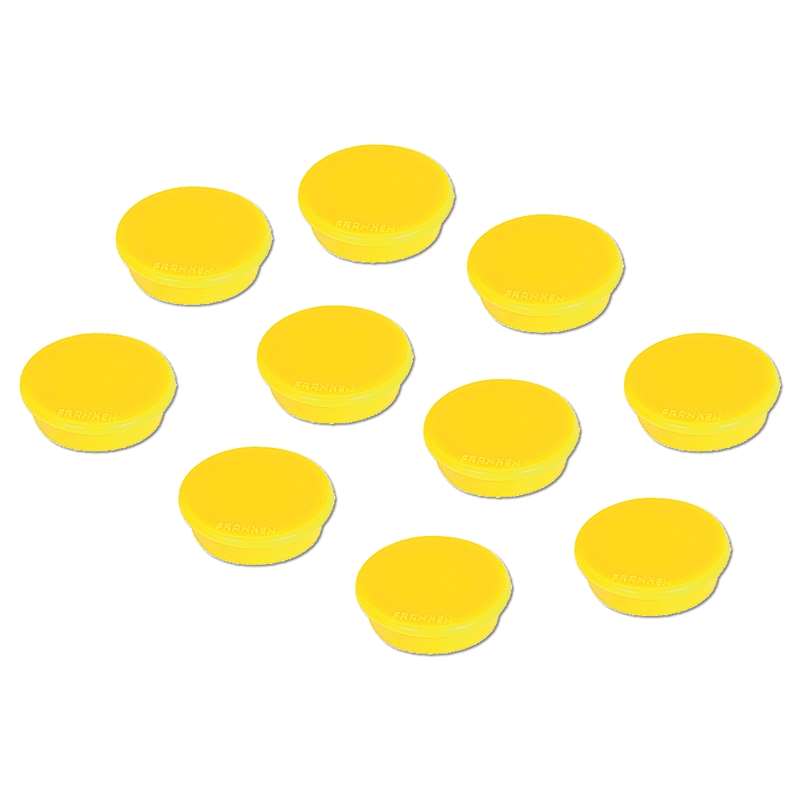 Billede af Magneter til tavler, 13 mm, 10 stk. gule